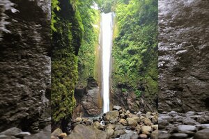 カサロロの滝の全景。フィリピン留学中にリフレッシュできるドゥマゲテ（ドゥマゲッティ）の人気ネイチャースポット