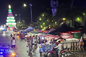 フィリピン留学で最も華やかな季節。ドゥマゲテのクリスマスイルミネーションと賑わう街並み