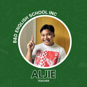 ドゥマゲテ（ドゥマゲッティ）留学B&Dの講師Aljie。TOEICやIELTS等の試験対策コースで高い実績を持つ。
