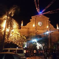 カズさんがドゥマゲテ市内で撮影した歴史的教会の写真。フィリピン留学中の観光スポット